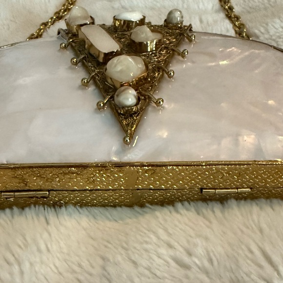 Ramla La Perle Handbag New $365 MSRP 🐚 - Picture 8 of 13